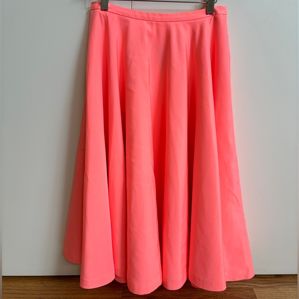 Ted Baker Coral Pink A line Full Circle Midi skirt